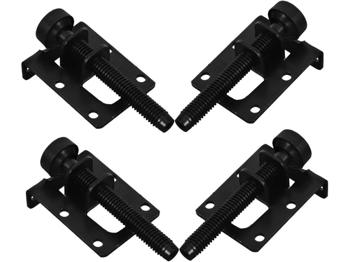 Housoutil Conjunto De 4 Estabilizadores Móveis, Pés Niveladores Para Mesas, Em Pvc + Aço Laminado A Frio