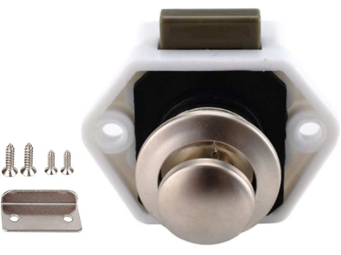 Puxador Embutido De 20mm Com Trava Para Porta Armário, Ferragens Para Decks Náuticos, Botão De Pressão, Trava Para