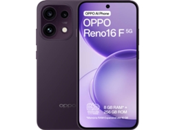 Smartphone OPPO Reno 16 F (6.57'' - 8 GB - 256 GB - Preto Crepúsculo)
