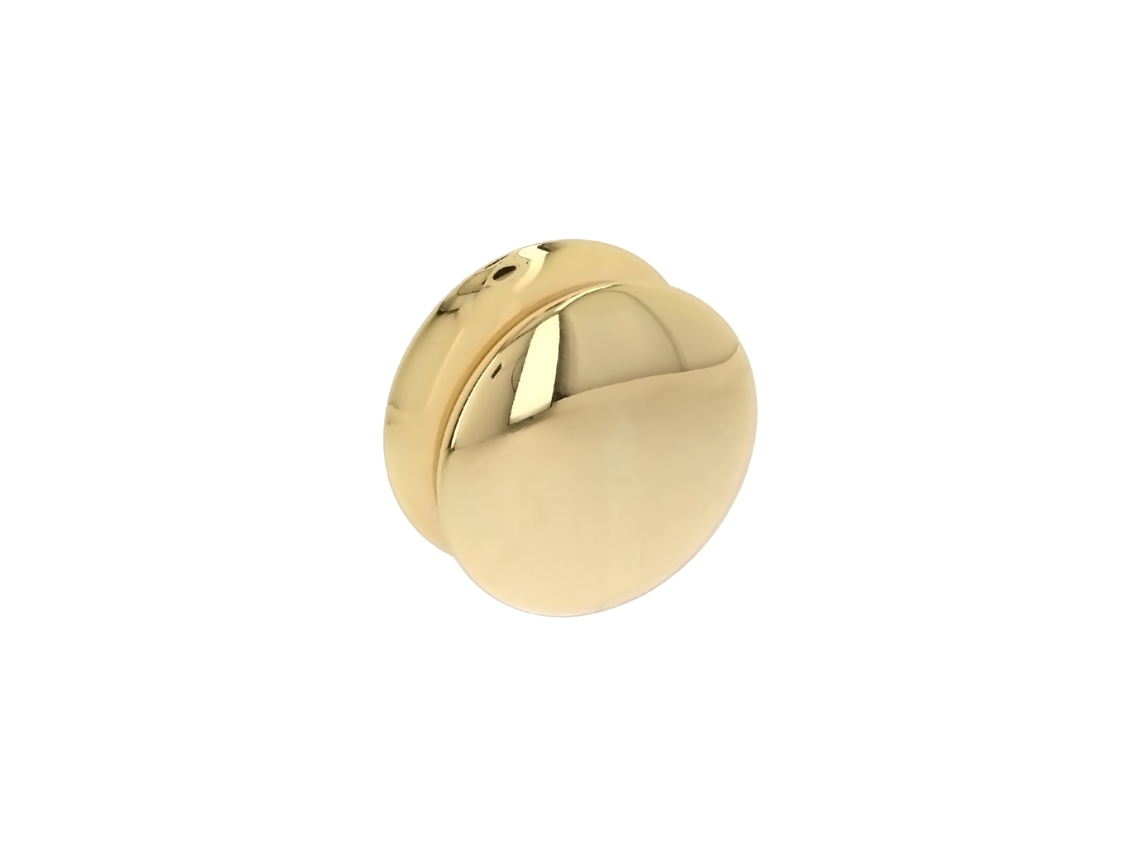 Conjunto de 6 Puxadores para Móveis em Zamac com diâmetro 30mm Níquel Acetinado HARDWAREXCHANGE