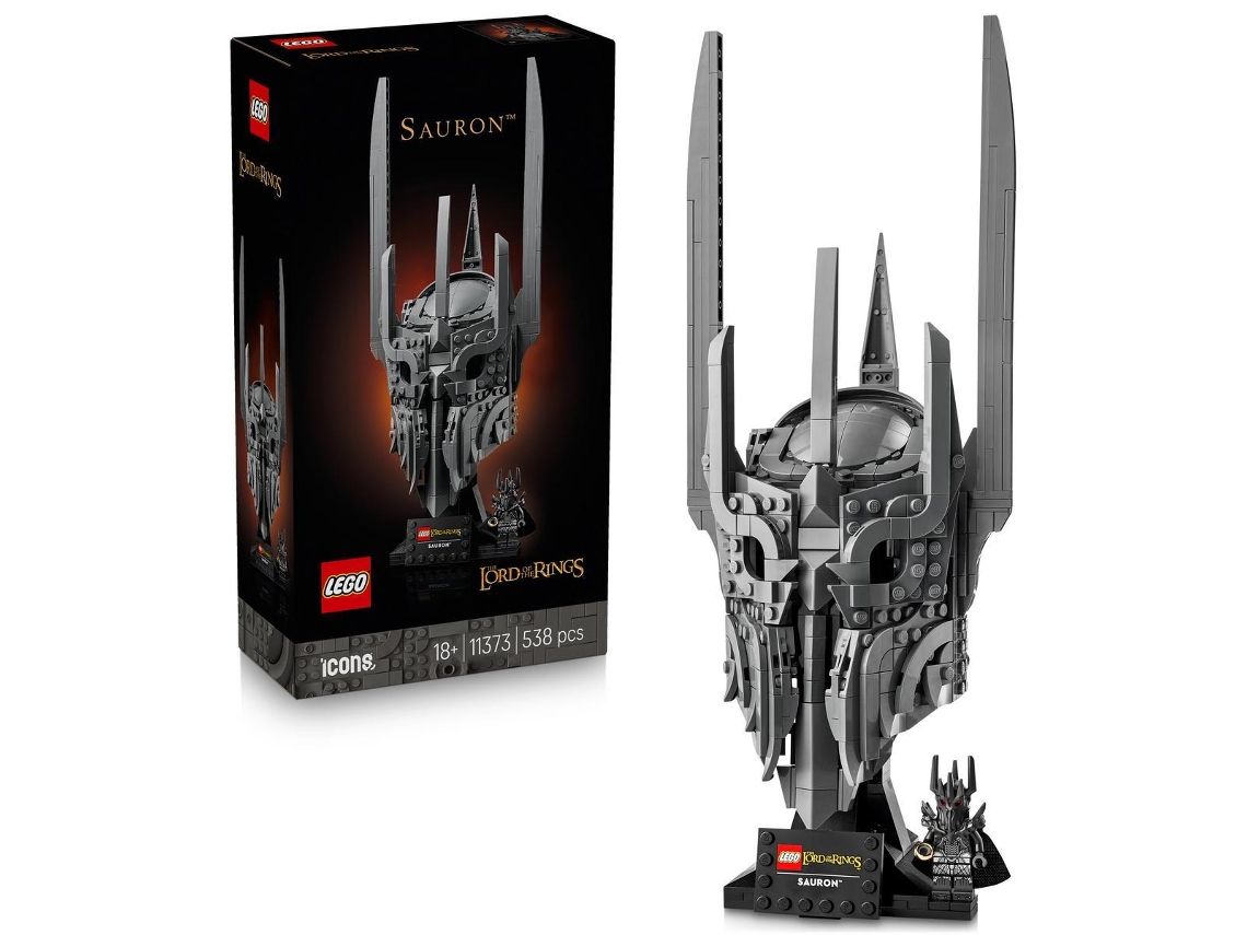 Lego® 11373 Icons O Senhor Dos Anéis: Capacete De Sauron Kit De Construção - A Partir Dos 18 Anos