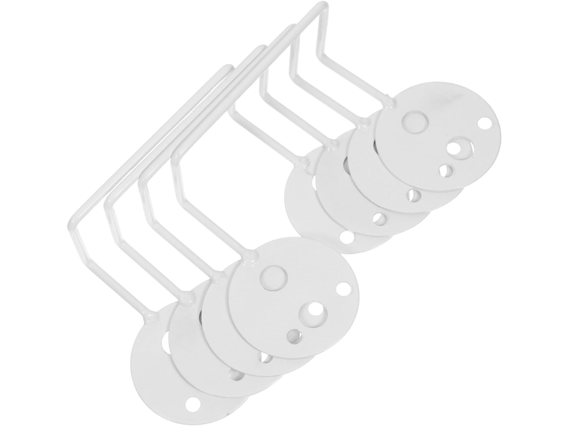 Protetores de borda ajustáveis e antiderrapantes Happyyami em aço inoxidável branco para colchões e plataformas de dormir.