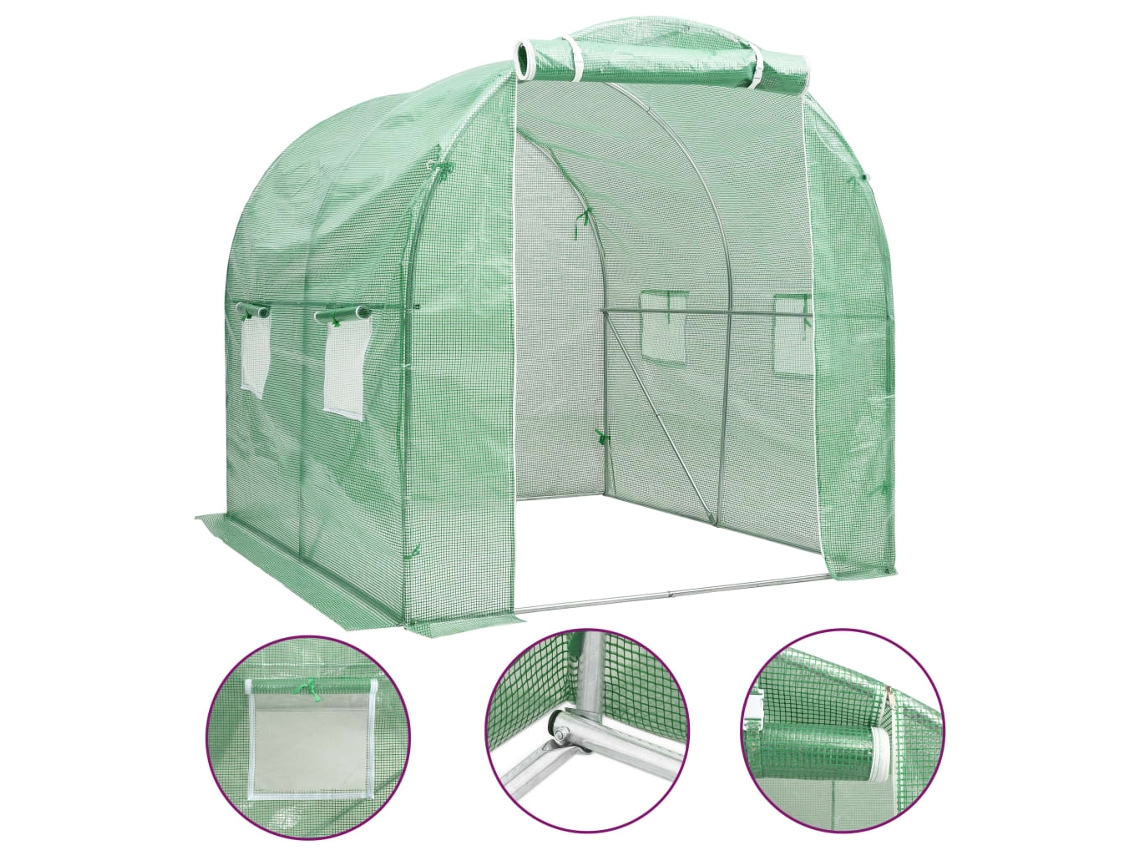 Vidaxl Estufa 4 M² 2x2x2 M
