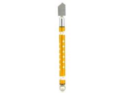 Cortador De Vidro Com Roda De Carbeto De Tungstênio E Cabo De Liga De Alumínio - Ferramenta Manual (amarelo)