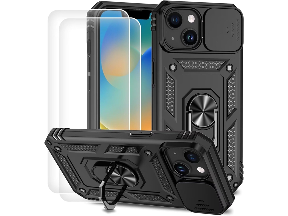 Capa Tampa Deslizante Câmera Para Iphone 15 Hongwe. Anti-choque Magnética