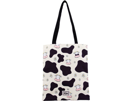 Bolsa OH MY POP! Cow (Bege - 40x33x1cm)
