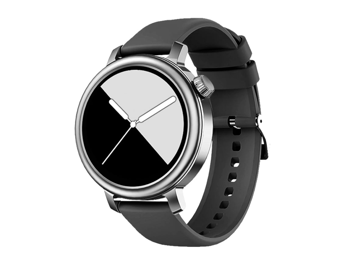 Smartwatch Chronus Amoled 1,32 Polegadas Ip68 Com Coroa Rotativa Preto