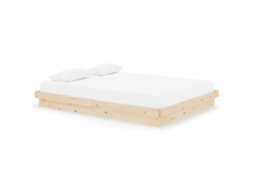 Bed Frame, Bed Frames Vidaxl Marrom Madeira (150 X 200 Cm)