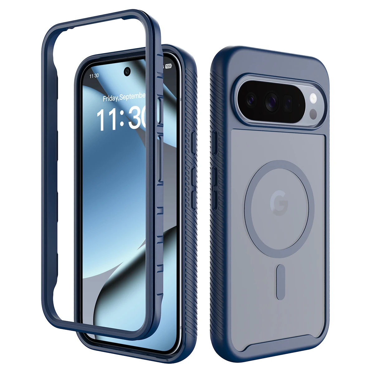 (azul, Google Pixel 10a) Capa Magnética De Acrílico Resistente A Impactos, Compatível Com Carregamento Sem Fio Magsafe.