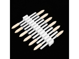 12 Peças De Cabeça De Polimento De Lã Em Forma De Cone Roda De Esmalte Com Cabo De 3mm (4mm)