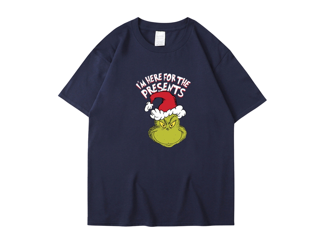 Camiseta Gola Redonda Estampa Natal