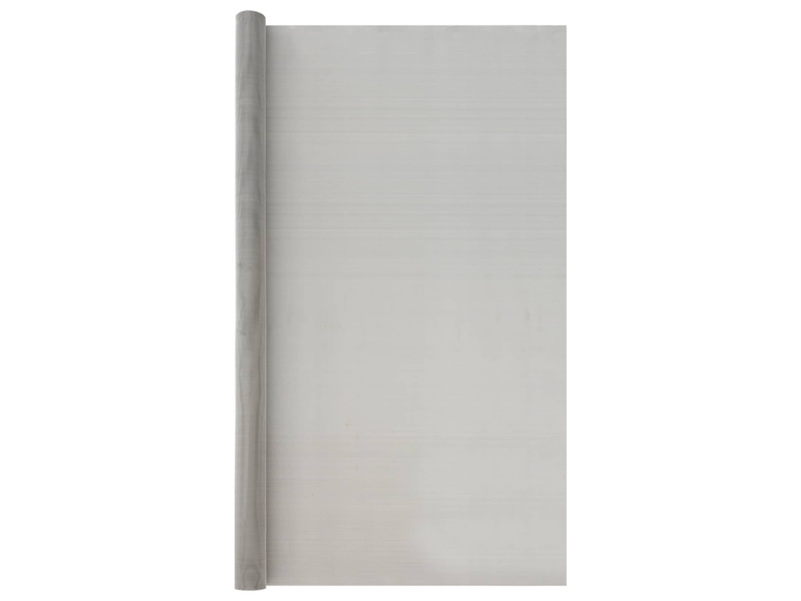 Vidaxl Tela De Malha 120 X 1000 Cm 60 Mesh Aço Inoxidável 201 Prateado