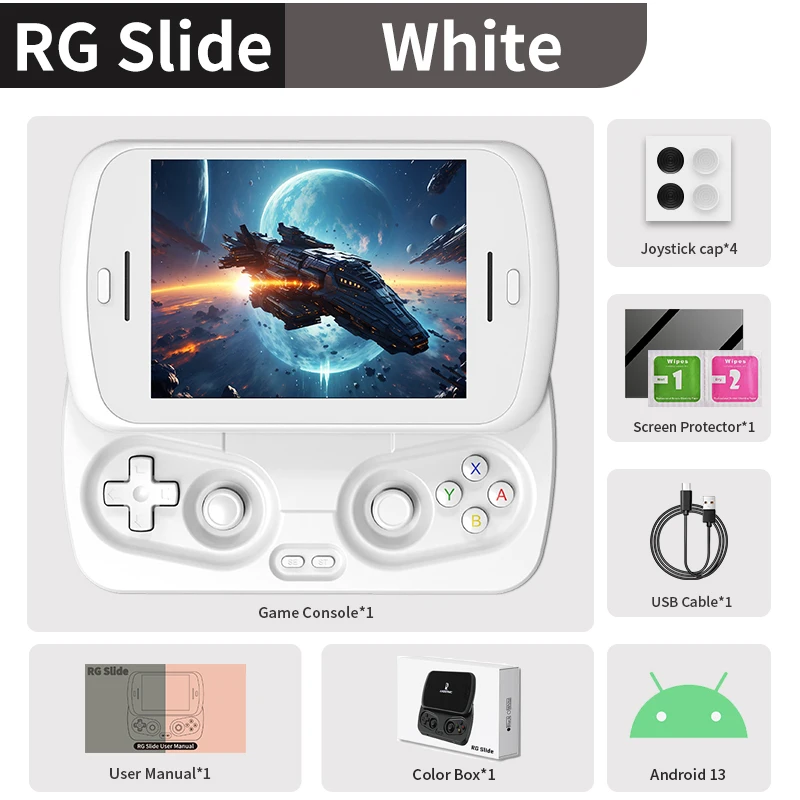 Consola de Jogos MDUG com 128 Gb, em Bolsa, com ecrã LTPS de 4,7 polegadas, suporte a jogos em 4K