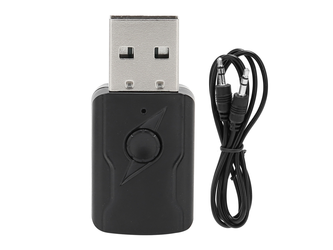 Adaptador De Áudio Sem Fio (transmissor Bluetooth Usb Receptor)