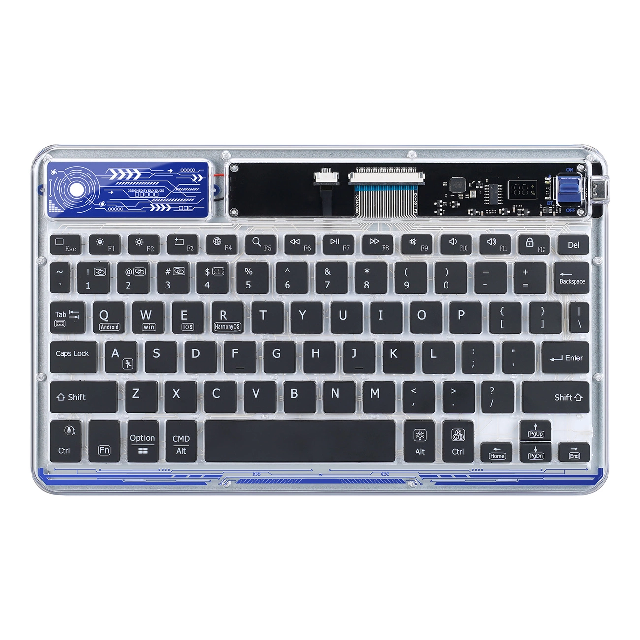 Teclado Sem Fio DUX DUCIS para Laptop, Tablet e Celular Série Ck