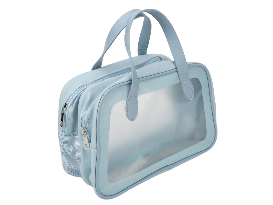 Large Capacity Dry Wet Separating Toiletry Bag Breathable Mesh