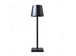 Lâmpada De Mesa Sem Fio Recarregável Poldina Touch À Prova D'água 3000k 3600mah Para Quarto Hotel Sala Restaurante Negro