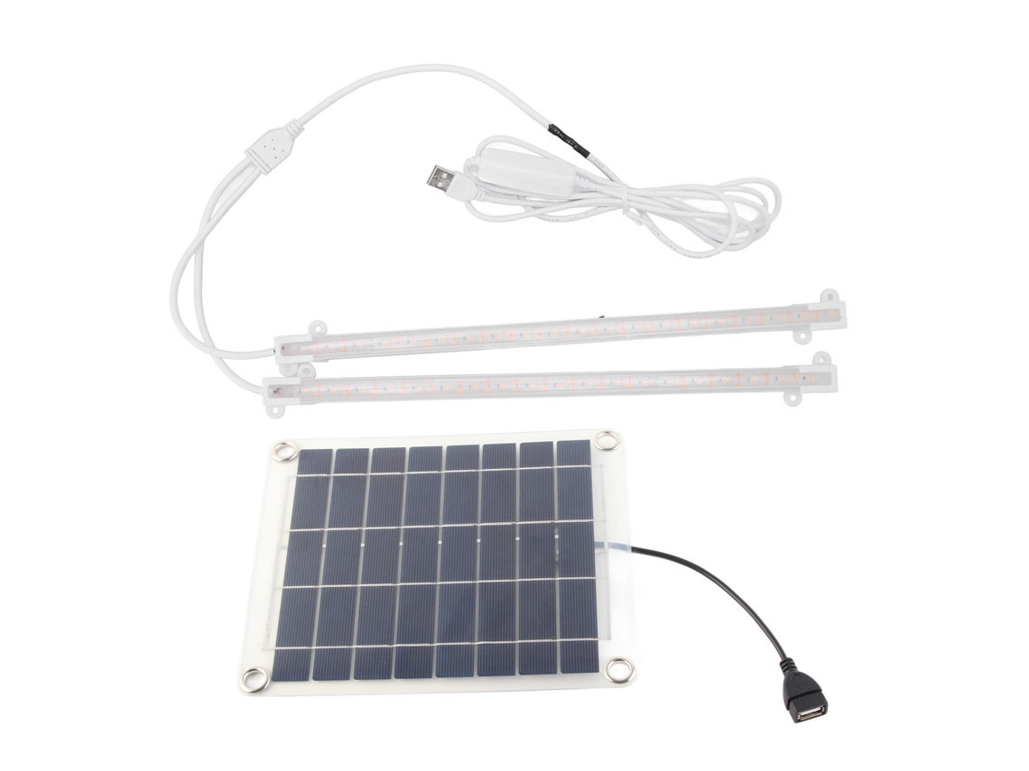 Fita de Luz Solar LED para Crescimento de Plantas 20W para Varanda, Estufa, Ervas, Legumes, Flores