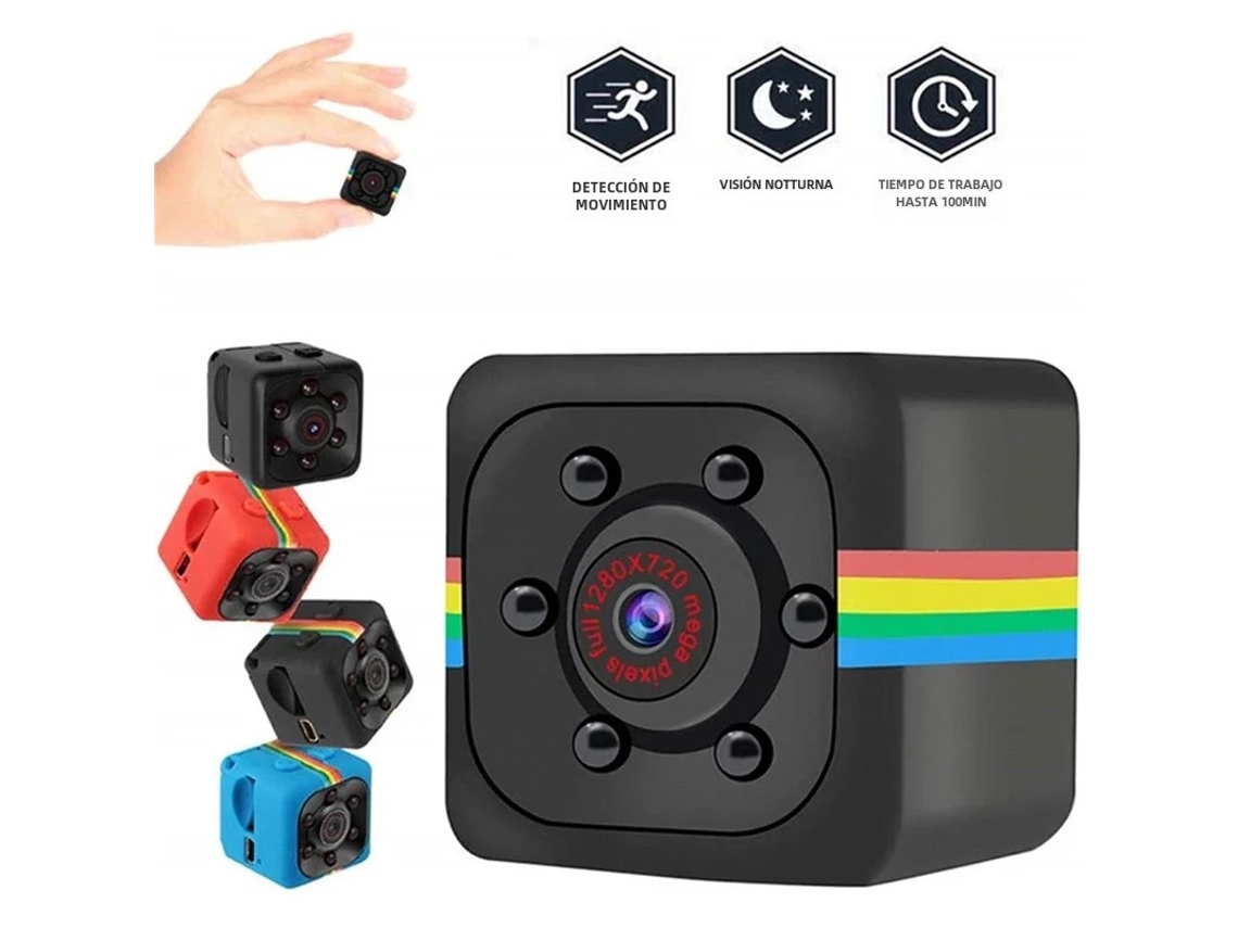 Mini Câmera De Ação Hd 1080p, Monitoramento De Segurança Sem Fio, Bateria Integrada