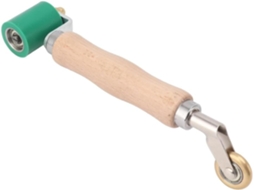 Rolo De Costura Para Papel Parede Aço 40 Mm, Com Roda Latão Dupla