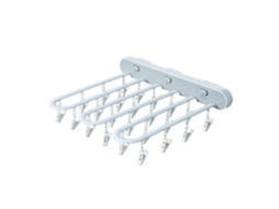 Rack de secagem de roupas parede durável branco S/MARCA
