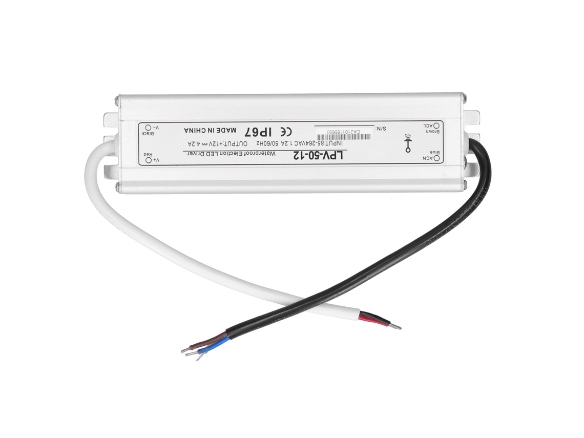 Driver LED Berm 50W LPV‑50‑12 | S/MARCA