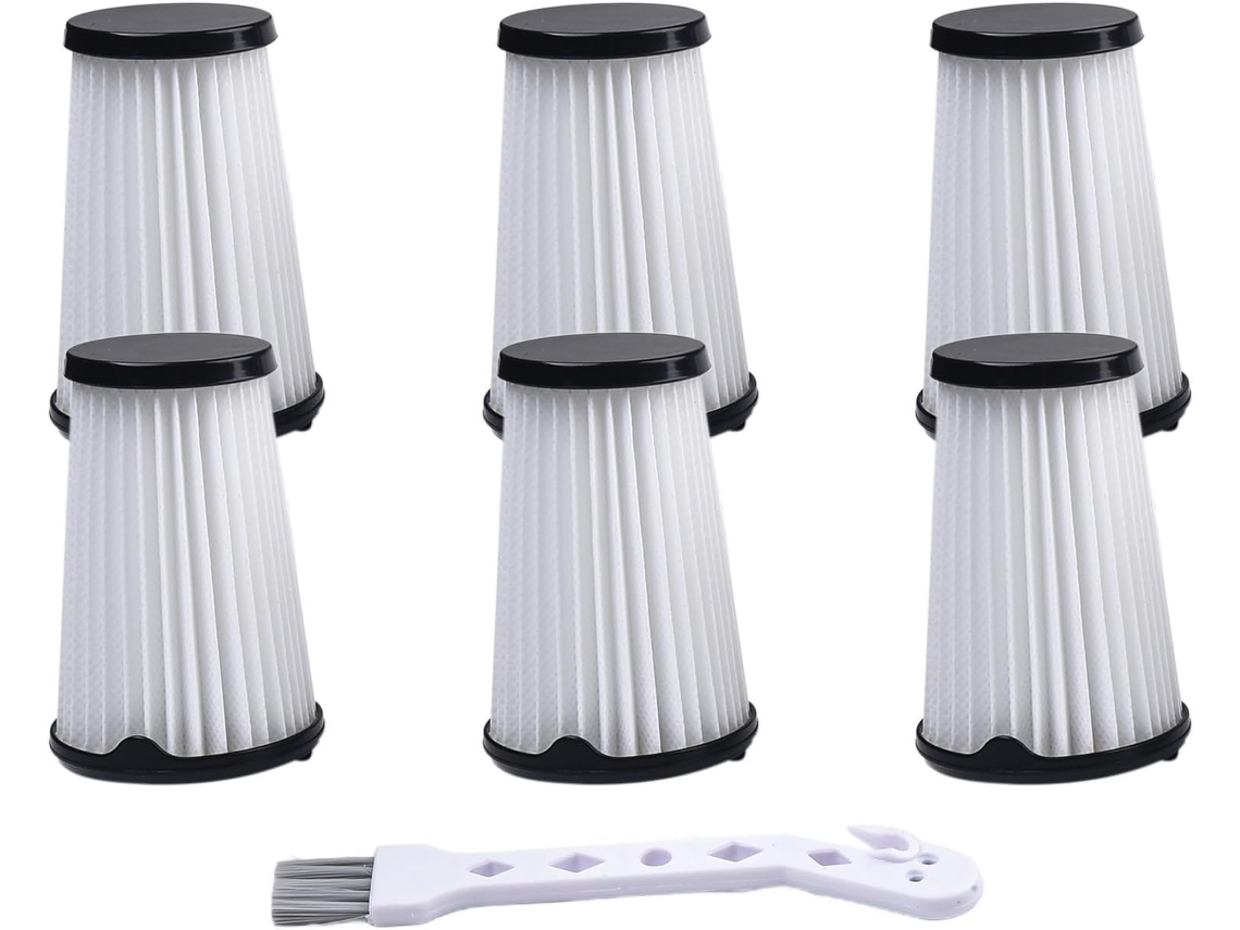 Conjunto De 6 Filtros Espuma Reutilizáveis Para Aspirador Pó