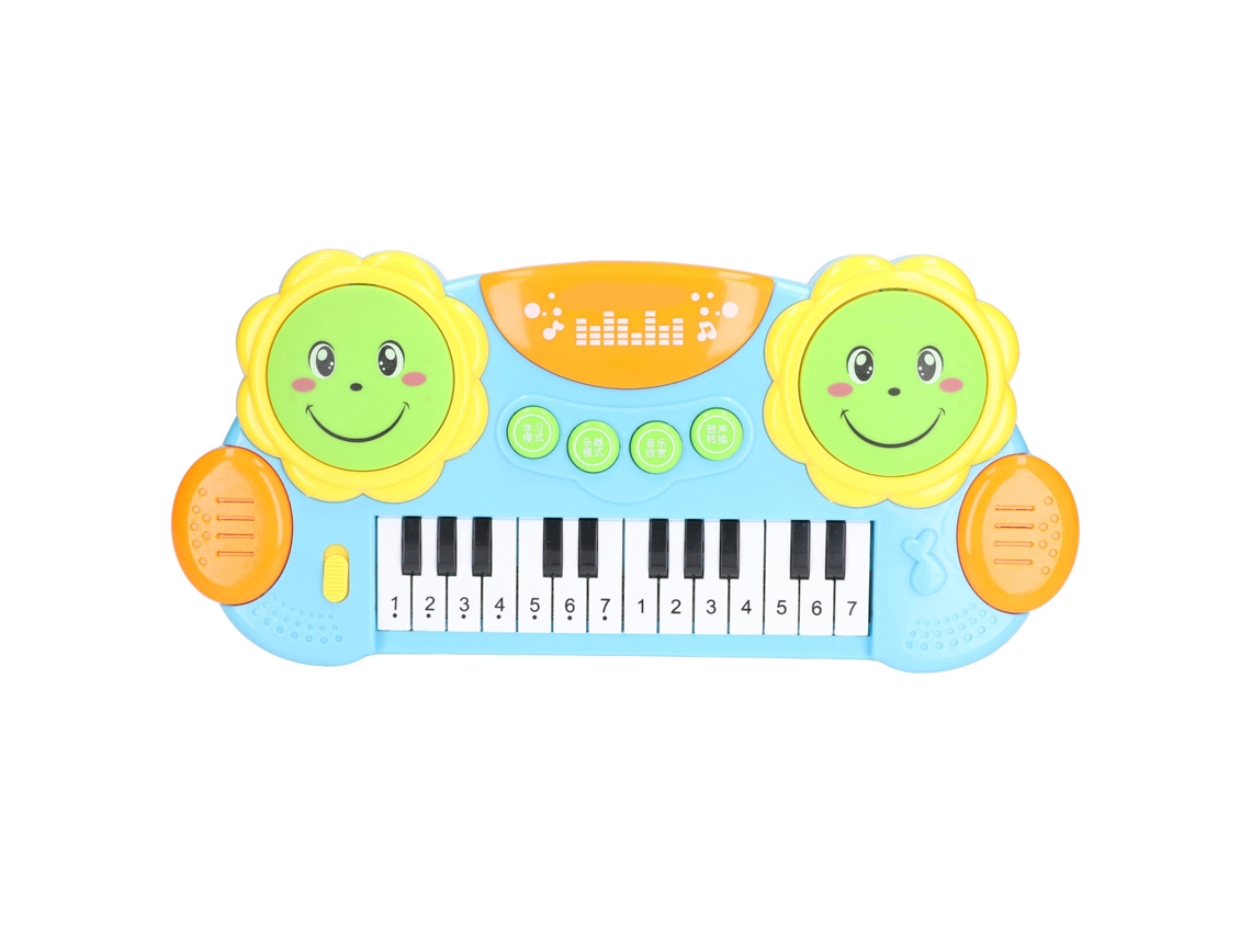 Mali brinquedo Piano Eletrônico com Efeitos Sonoros e Luzes para Crianças Acima de 3 Anos