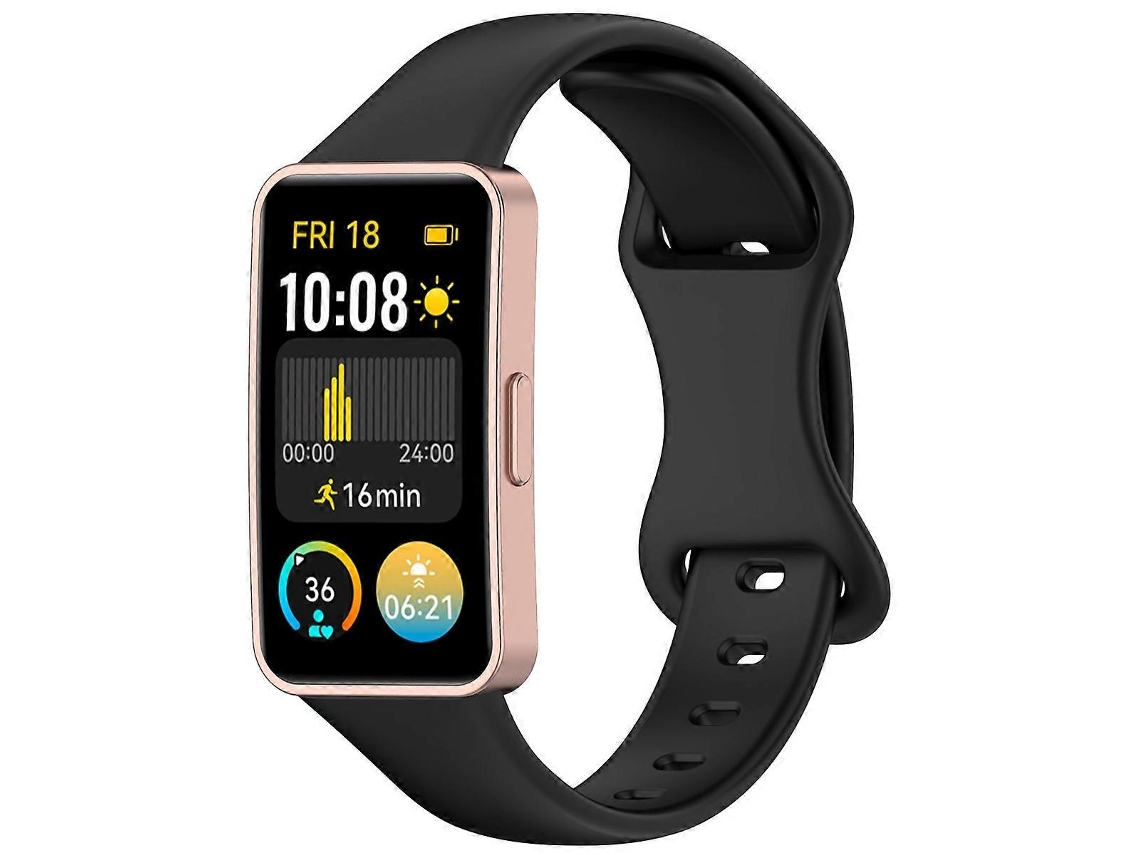 Pulseira De Silicone Fina Com Fecho Reverso Para Huawei Band 9/8