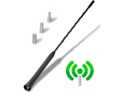 Antena de carro universal, 28cm, para rádio DAB, FM, alta qualidade, sem marca