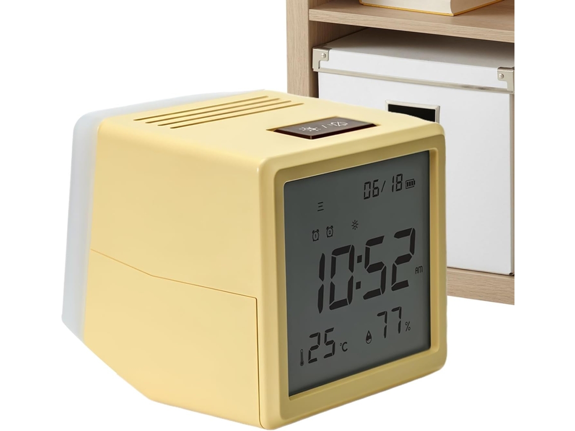 Despertadores Com Visor Led, Temperatura, Umidade E Luz Suave