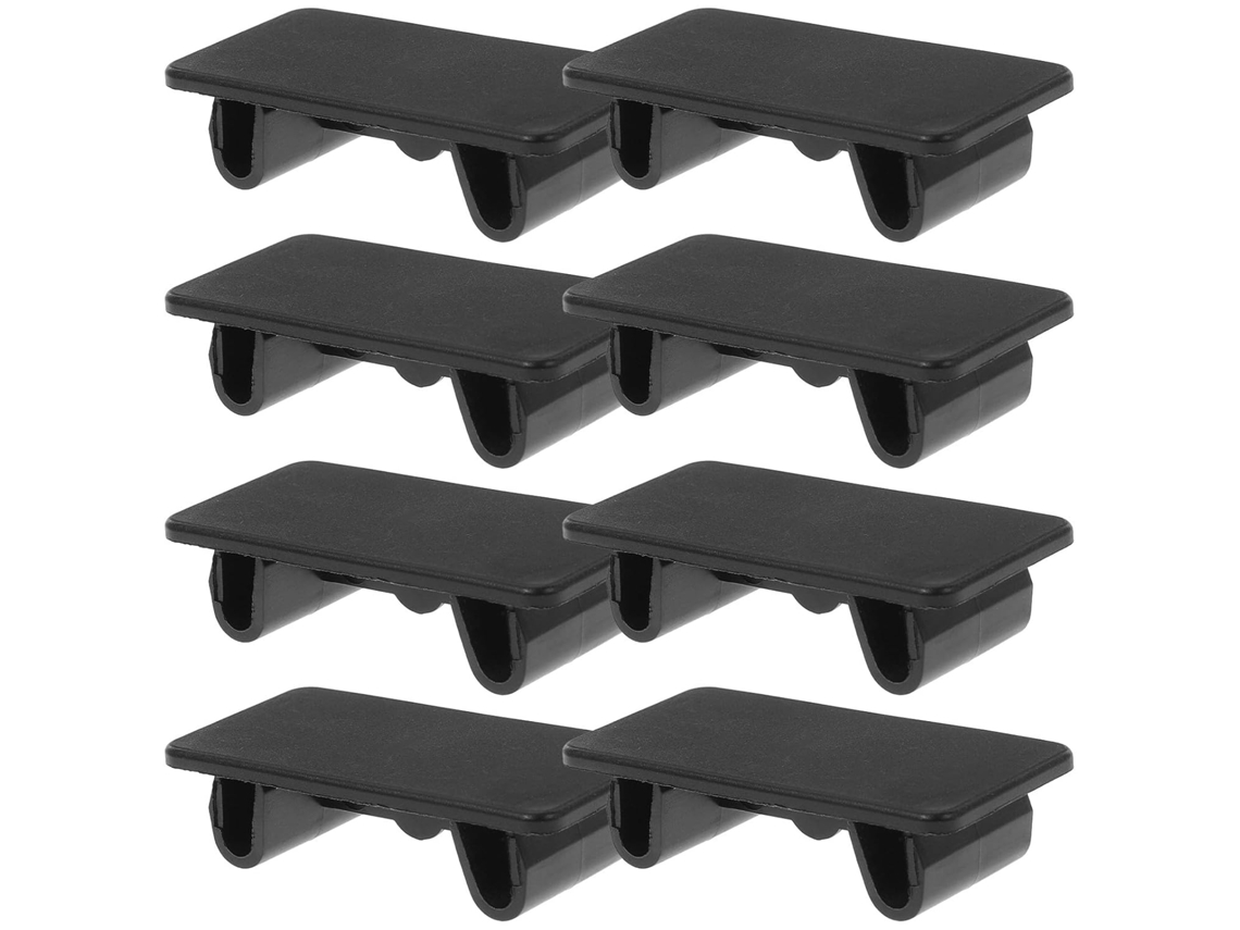 Lote De 8 Painéis De Enchimento Para Copos Térmicos, Em Nylon Preto.