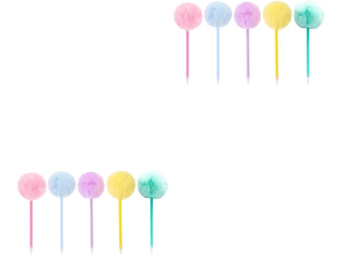 Canetas Esferográficas Sewacc Sparkling Fluffy Para Meninas, Com