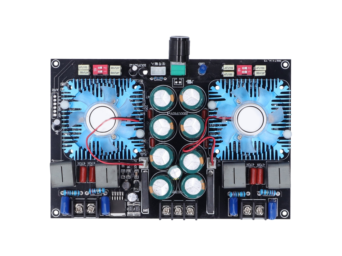 Placa Amplificador Áudio 2 Canais Tda8954th com Cooler