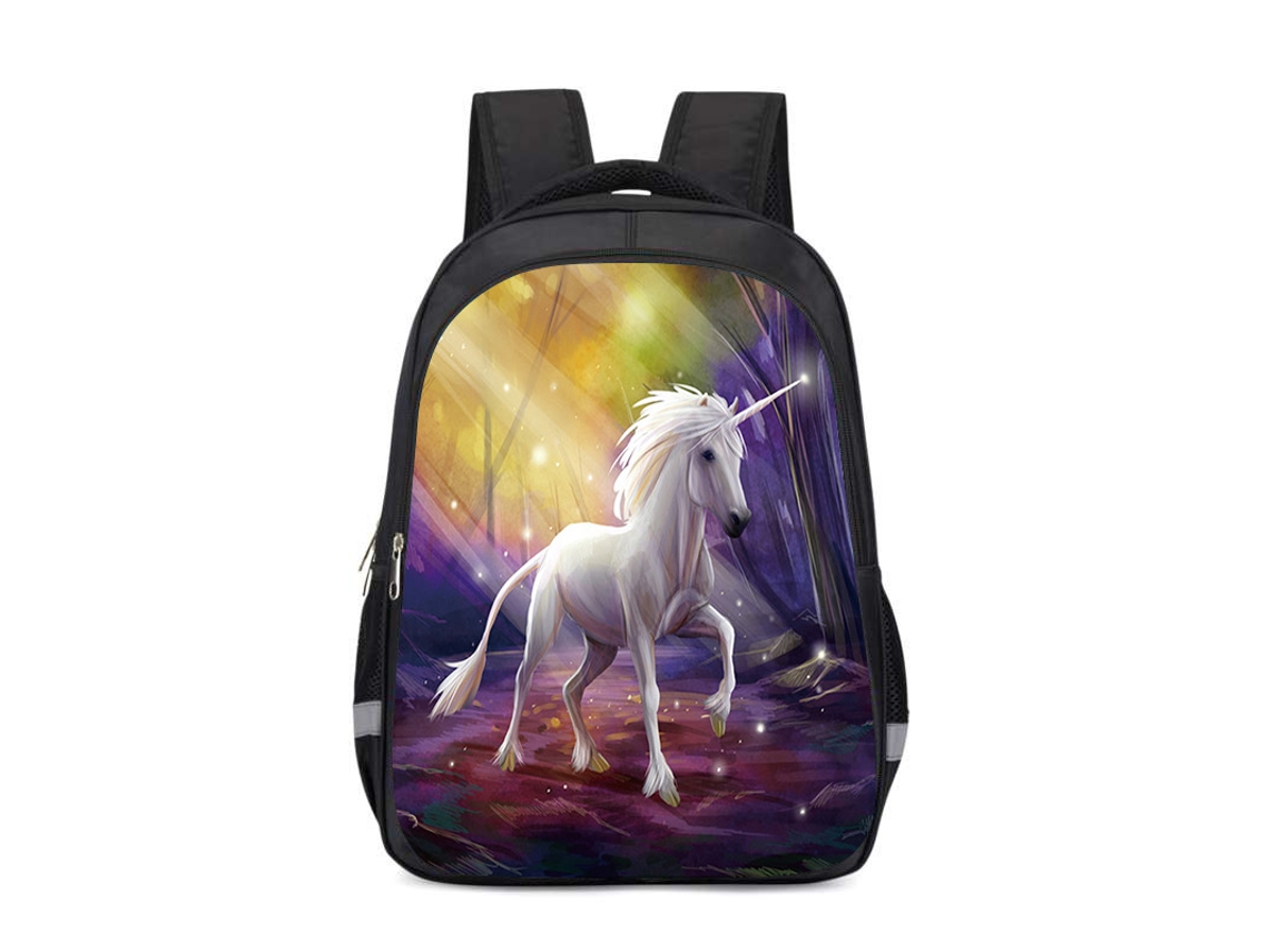 Mochila Unicórnio, Escolar, Para Meninos E Meninas Estilo 2 Aquaforge