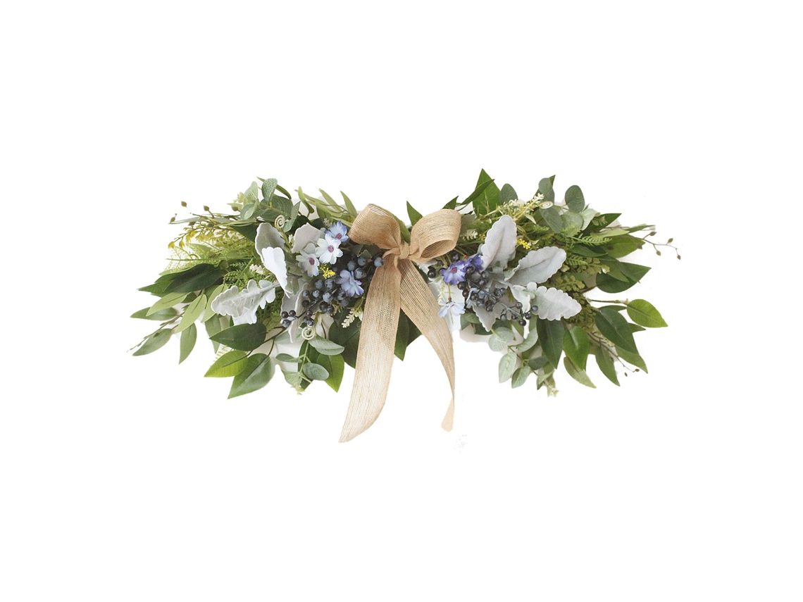 Laxiscreed Guirlanda De Flores Artificiais Primavera Para Decoração De Quarto, Porta Ou Casamento