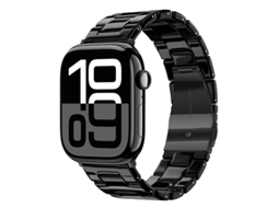 Bracelete Para Apple Watch 42/44/45/46/49mm Preto Cuich