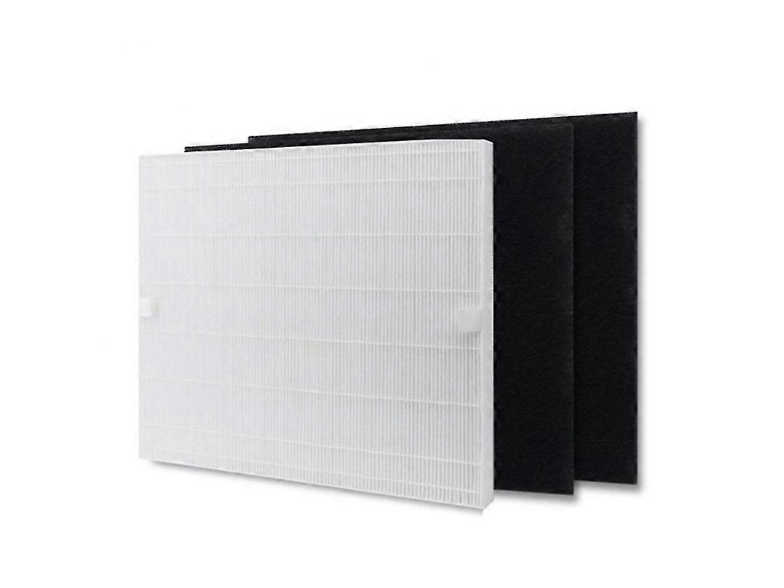 Conjunto de 3 filtros purificadores de ar HEPA e de carvão ativado compatíveis com Coway AP 1512HH 1512_ Brilvibera