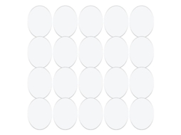 50Pcs Remendos de Espelho ALLINLESS