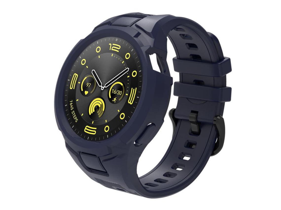 Bracelete para Huawei Watch Gt 5 / 4 / 3 Tpu Integrado Esportivo Azul Meia noite XIAOMOYU (46mm)