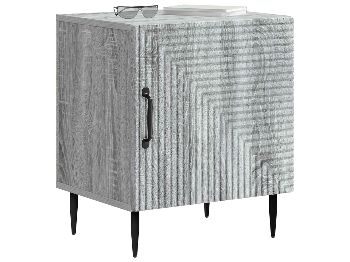 Armário de Cabeceira Sonoma Cinzento 43x34,5x50 Cm MAISON EXCLUSIVE