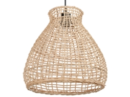 Candeeiro de teto em rattan cor natural SAKENI