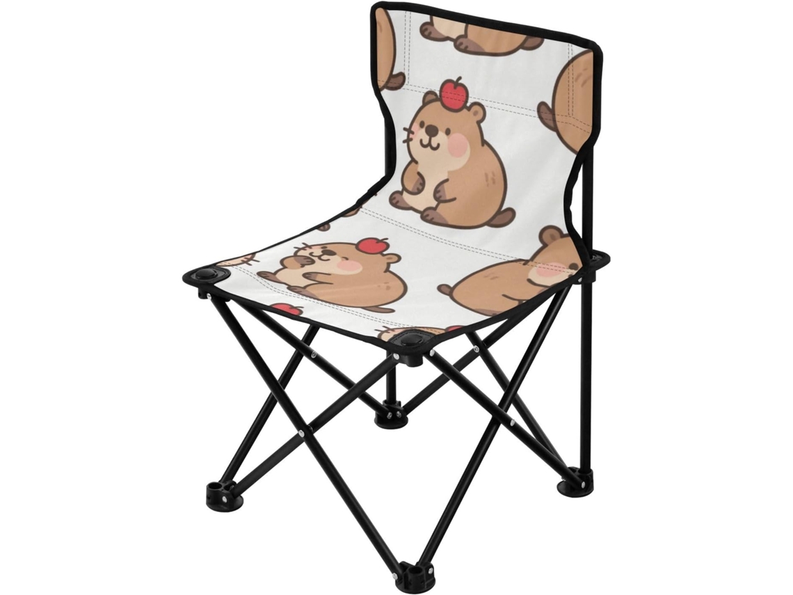 Cadeira de Camping Alipis em Nylon, Ferro, Tecido e Pe Dobrável leve resistente para camping