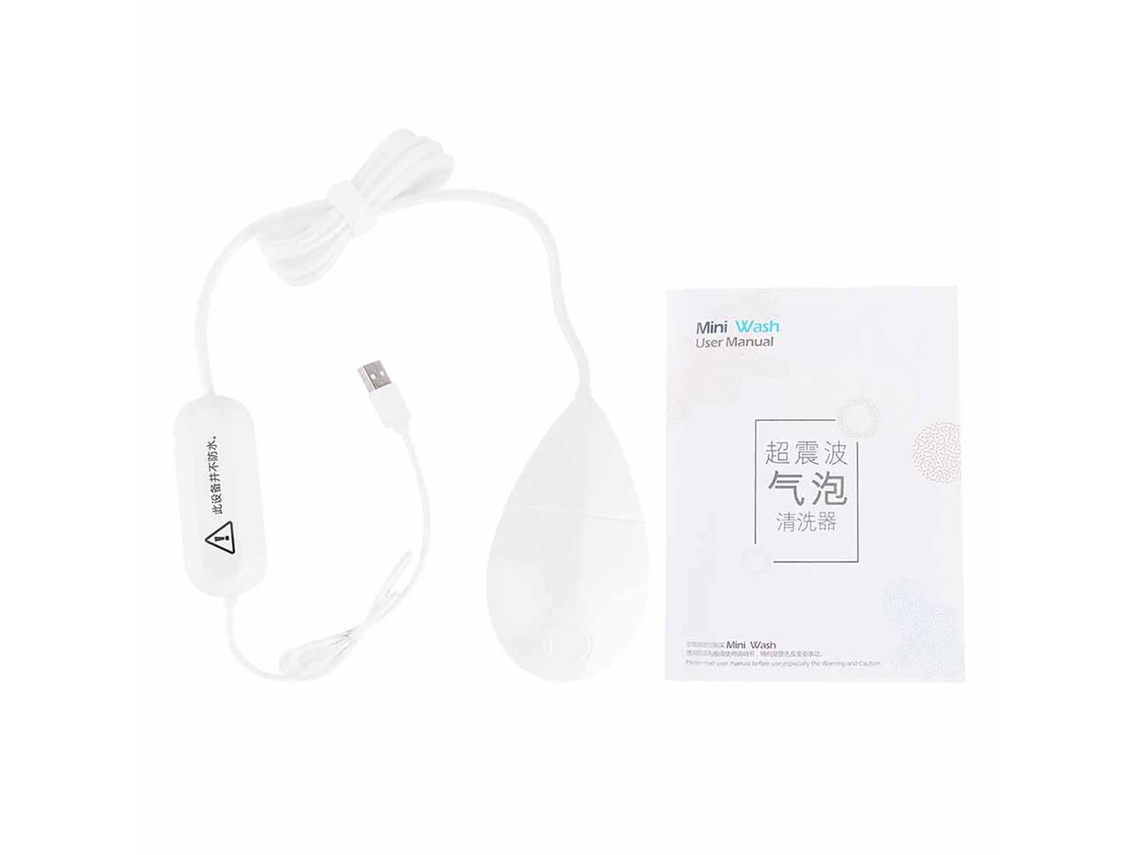 Lavador de Louça Ultrassônico Mini Usb Portátil Multifuncional para Louças Frutas Legumes Contador Casa