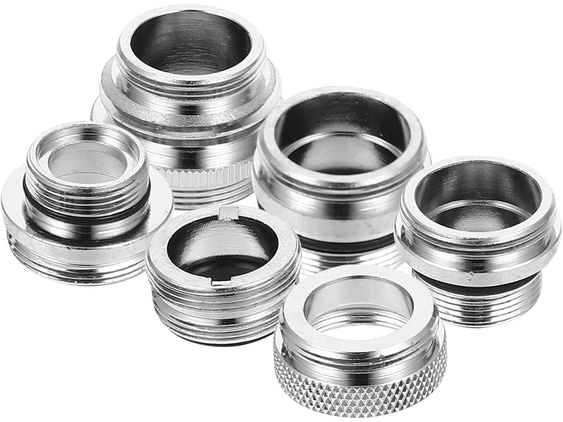 Conjunto De 6 Adaptadores Cobre Para Torneira Pia, Conector