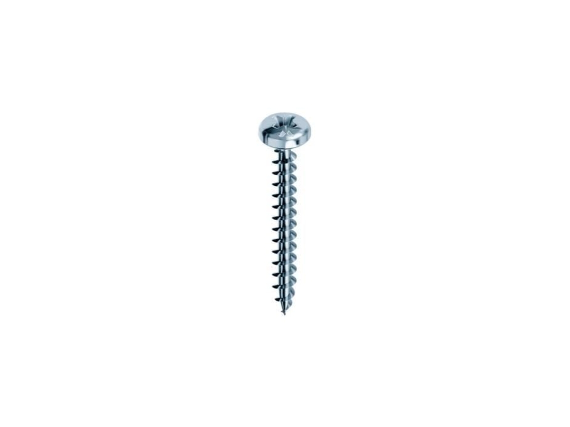 Vis Universelles - Mustad - Panelvit - Aço - Cromado - 500 Peças - Pz2 5x40mm