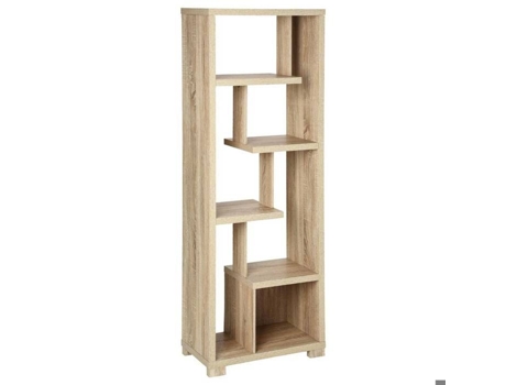 Estante Bivoak de 6 níveis com efeito carvalho natural Atmosphera Interior Creator Bege Atmosphera Créateur Dintérieur