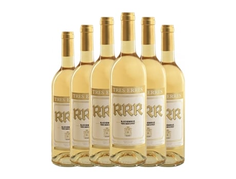 Vinho branco ROQUETA RRR Tres Erres Blanco Semi-seco Semi-doce (0.75 L - 6 Unidades)