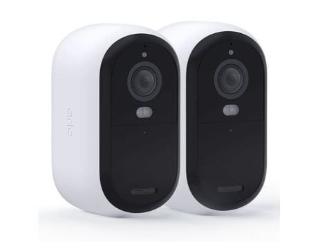 Câmara De Vigilância Arlo Essential2 2k Visão Noturna Colorida Autonomia De 6 Meses Pacote De 2