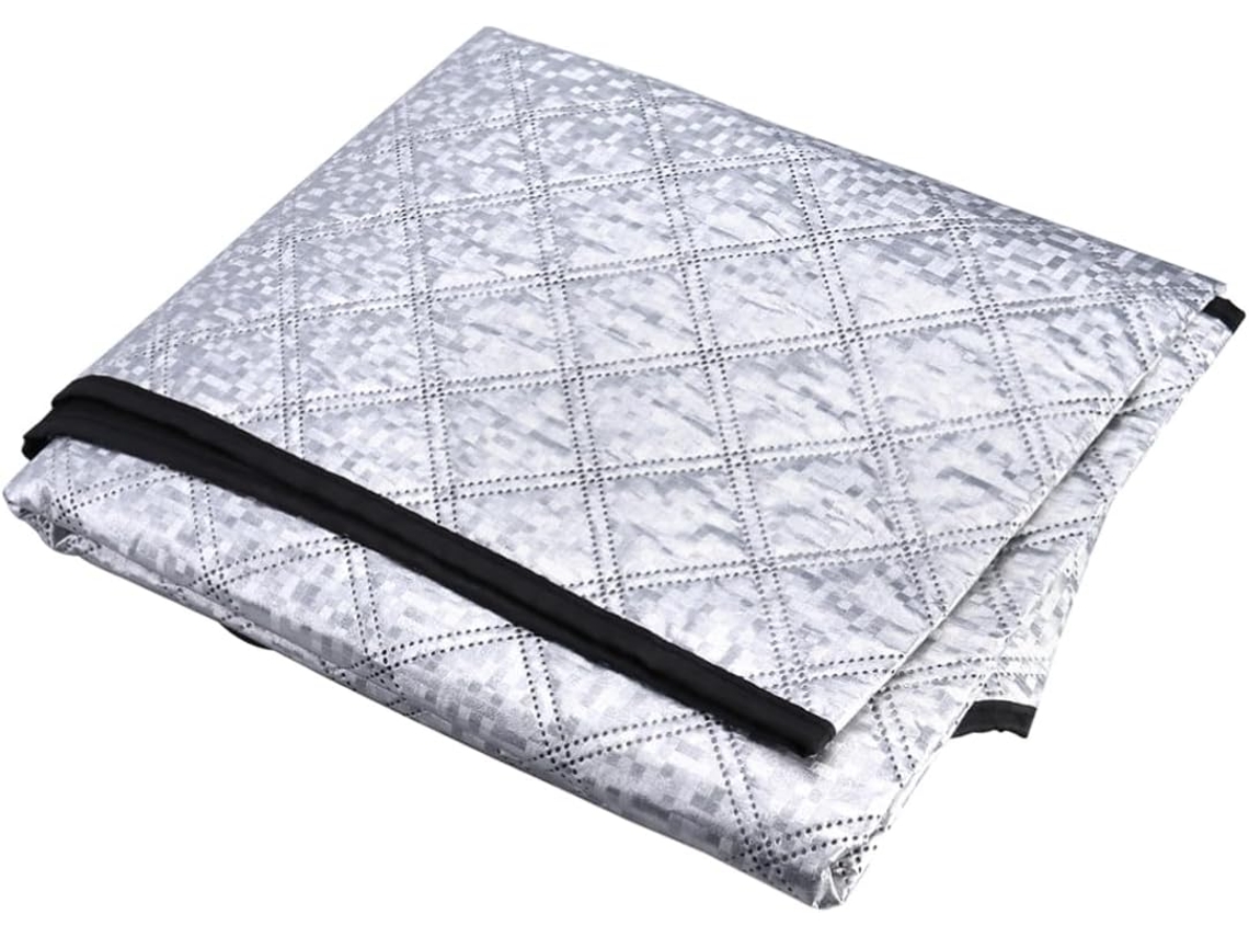 Protetor solar para para-brisa de carro, ideal para hatchbacks e sedãs.